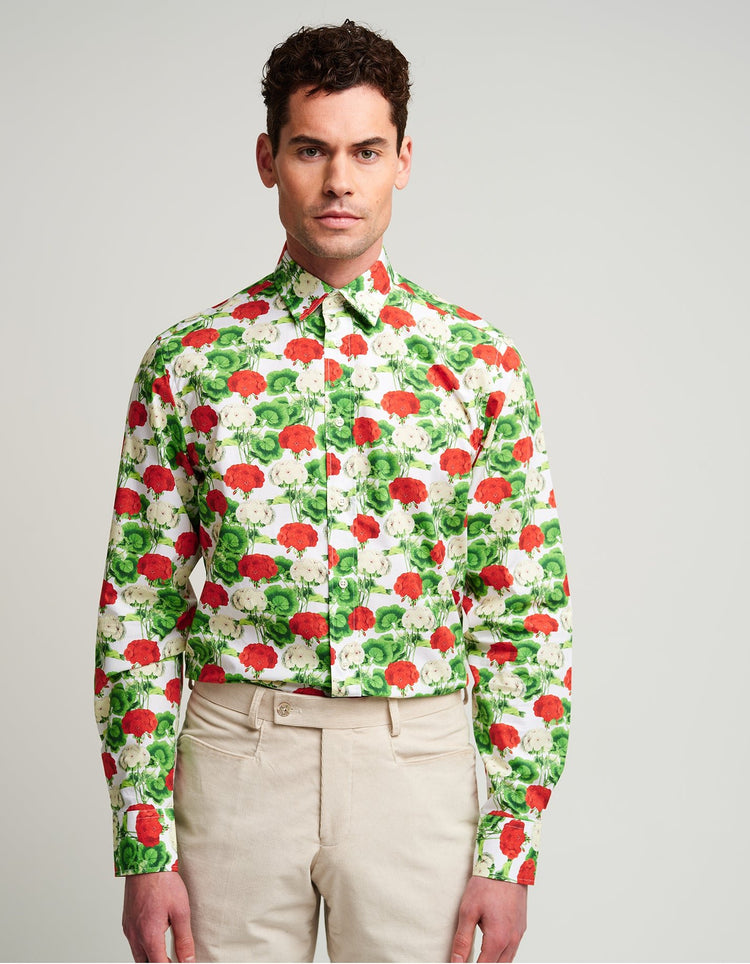Geraniums Shirt - Gresham Blake Online