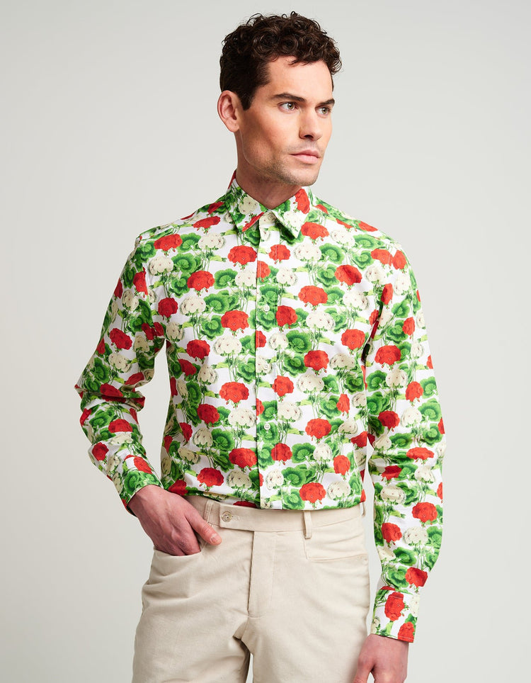 Geraniums Shirt - Gresham Blake Online