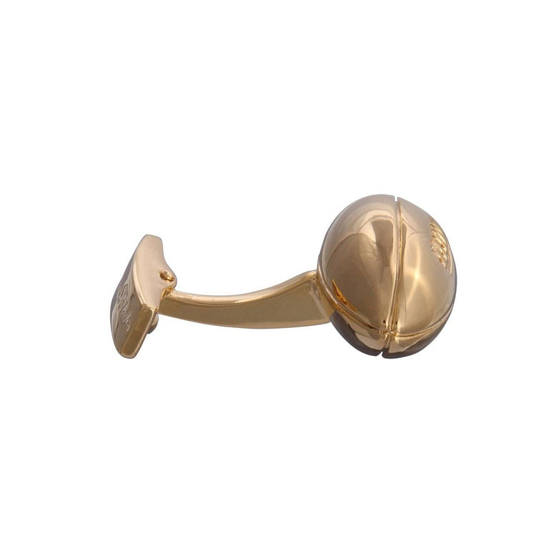 Gold Rugby Ball Cufflinks - Gresham Blake Online