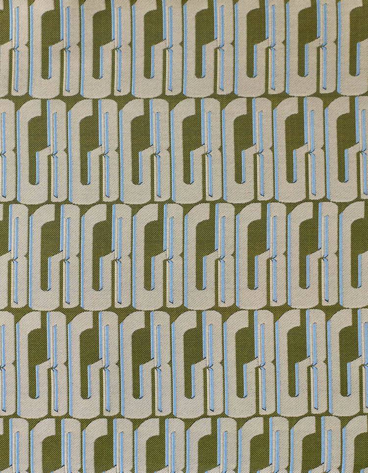 Graphic GB Green Pocket Square - Gresham Blake Online