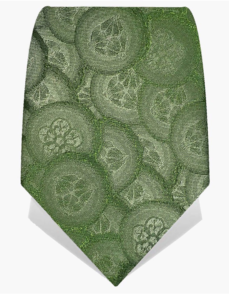 green cucumber tie