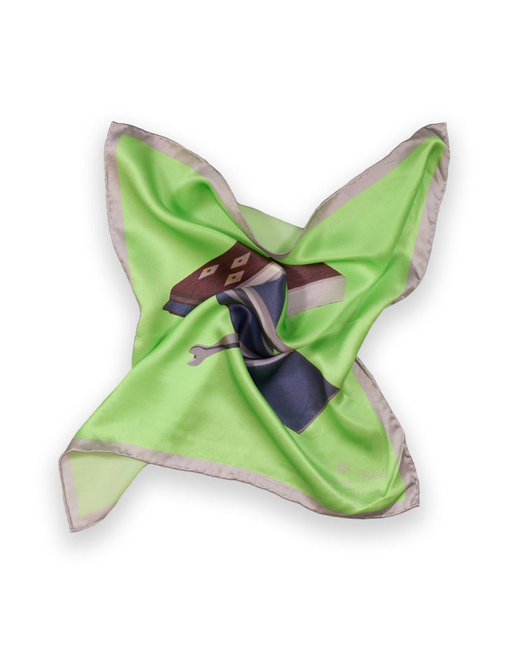 Green Tool Pocket Square - Gresham Blake Online