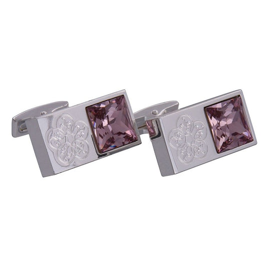 lilac cufflinks mens