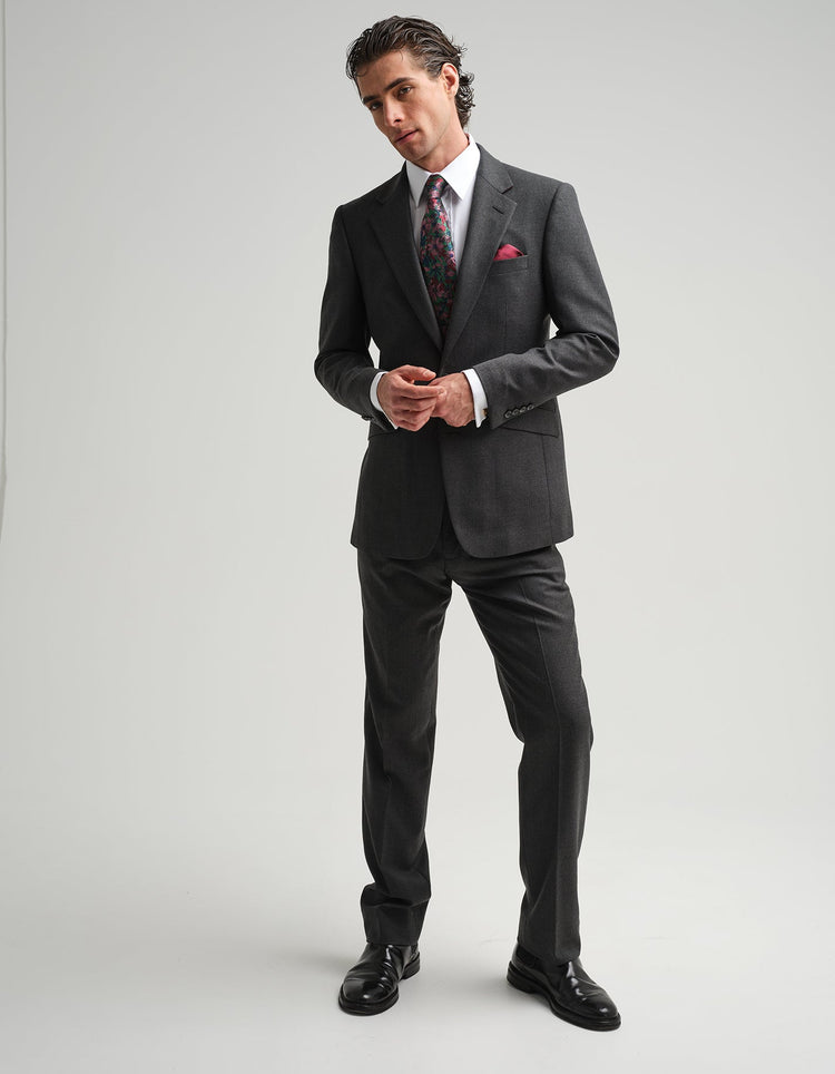 Grey Twill Suit - Gresham Blake Online