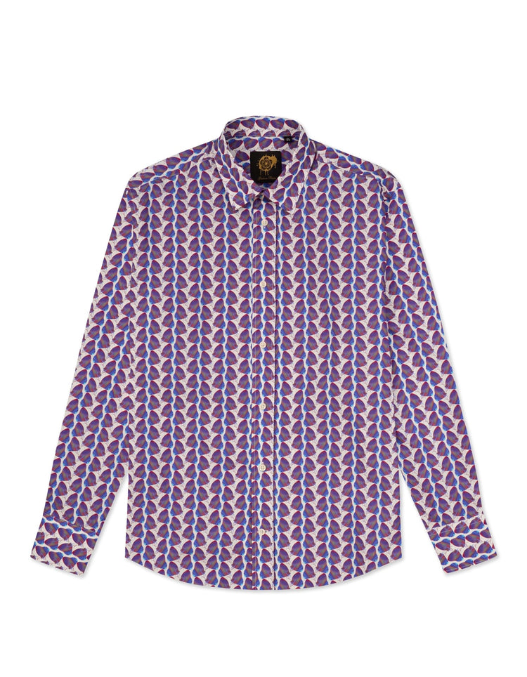 Iridescent Purple Butterfly Shirt - Gresham Blake Online