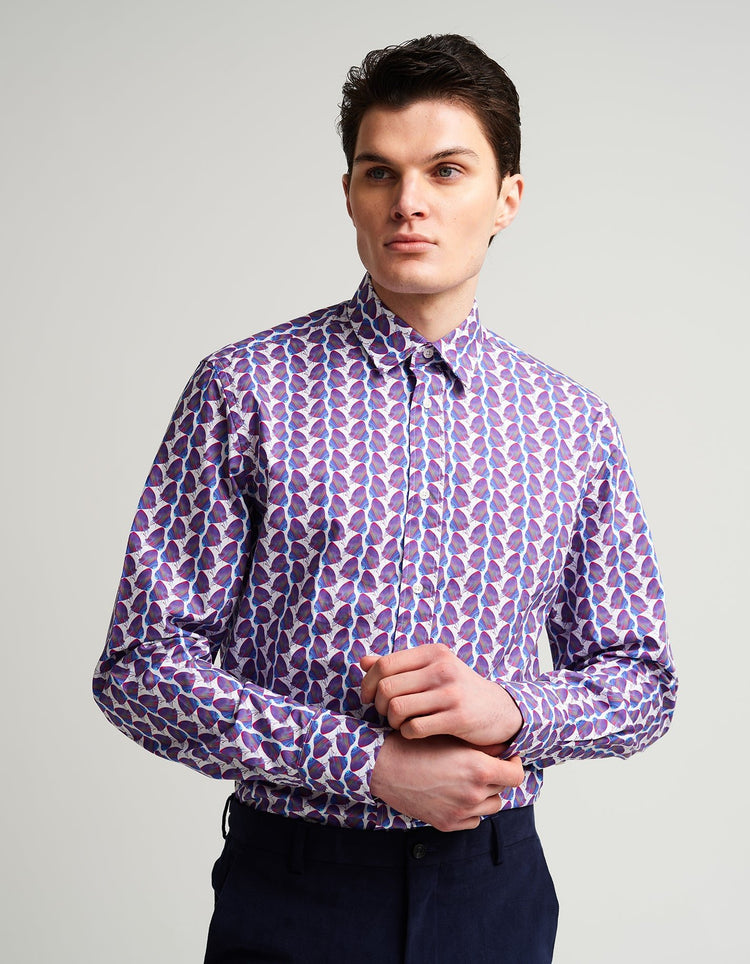 Iridescent Purple Butterfly Shirt - Gresham Blake Online