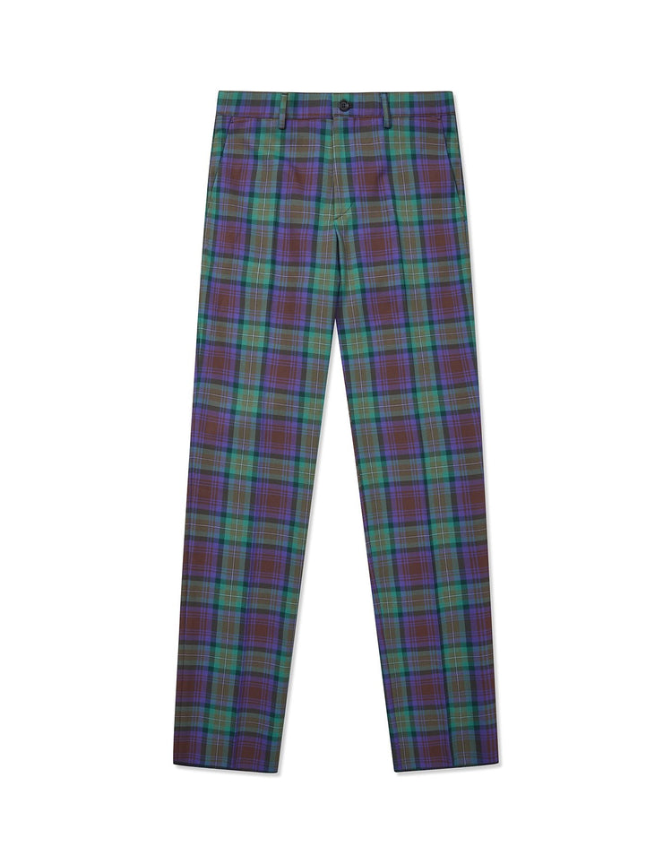 Isle of Skye Purple Tartan Trouser - Gresham Blake Online