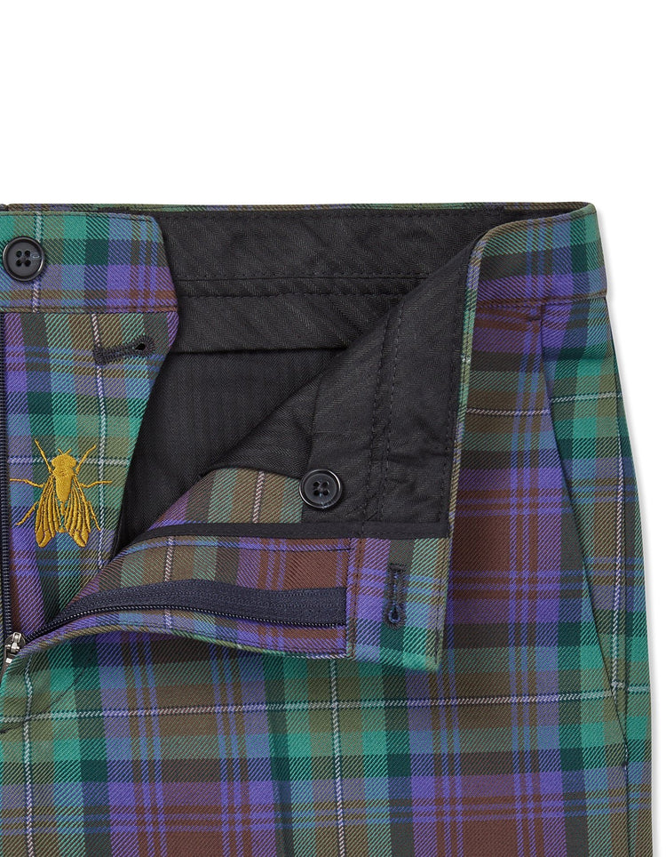 Isle of Skye Purple Tartan Trouser - Gresham Blake Online