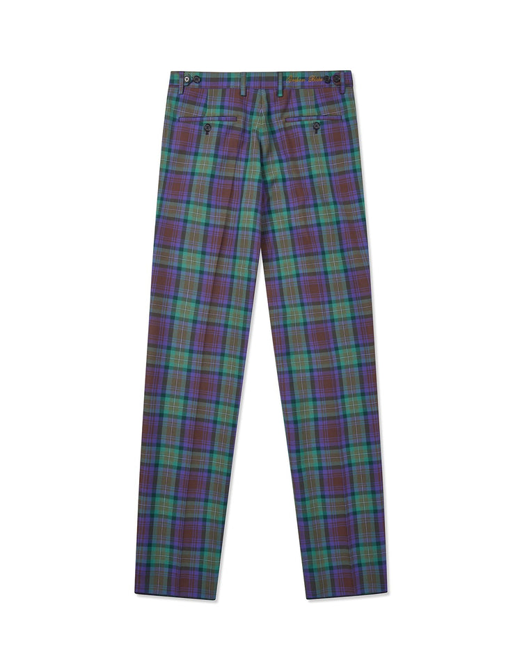 Isle of Skye Purple Tartan Trouser - Gresham Blake Online