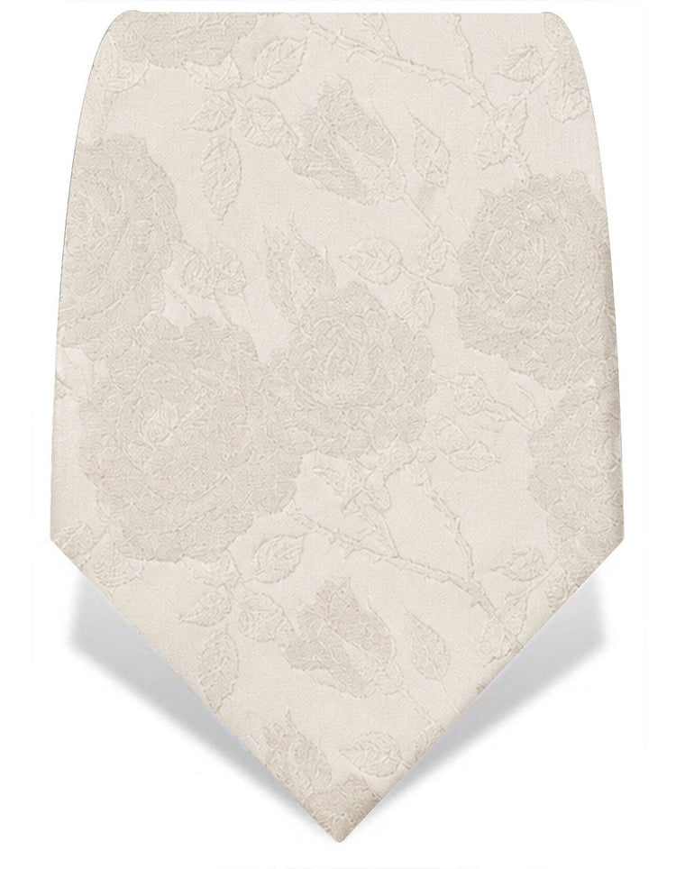 Ivory Rose Silk Tie - Gresham Blake Online