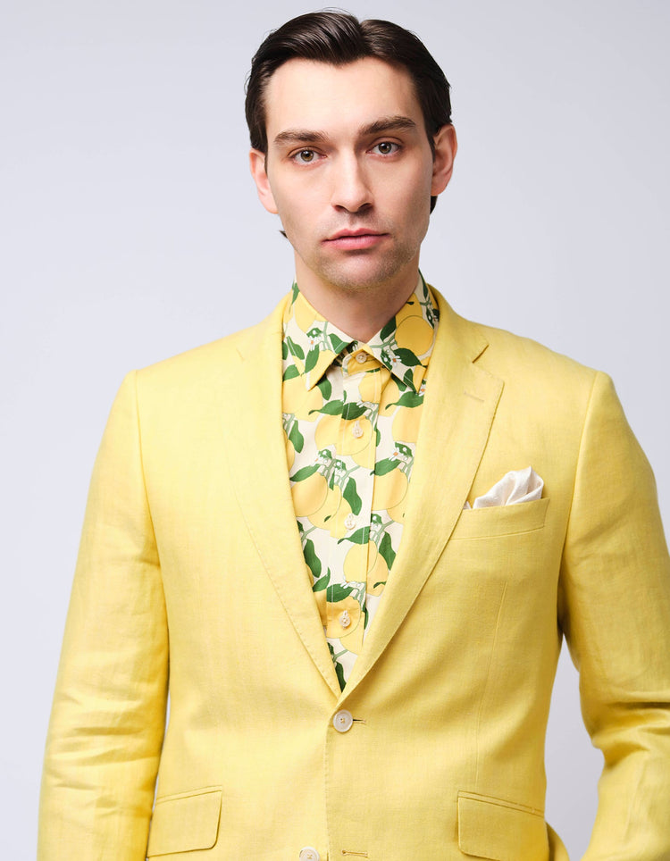 Lemon Print Shirt - Gresham Blake Online