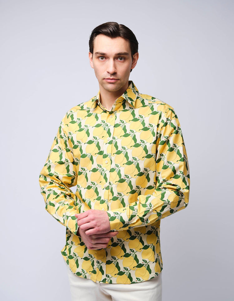Lemon Print Shirt - Gresham Blake Online