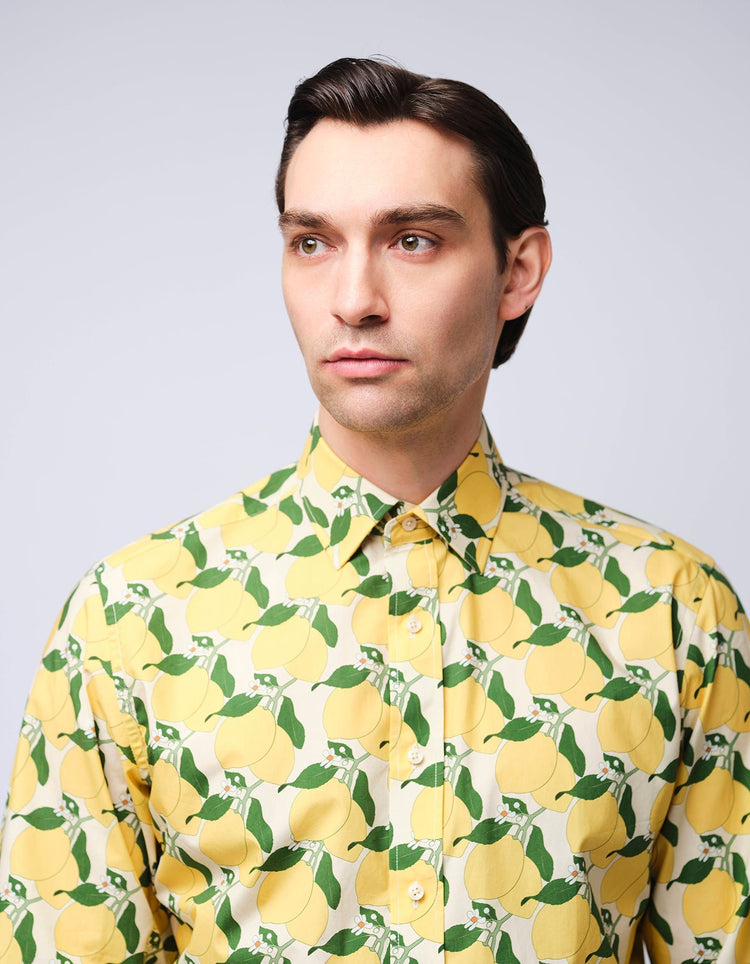 Lemon Print Shirt - Gresham Blake Online