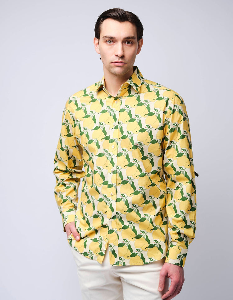 Lemon Print Shirt - Gresham Blake Online