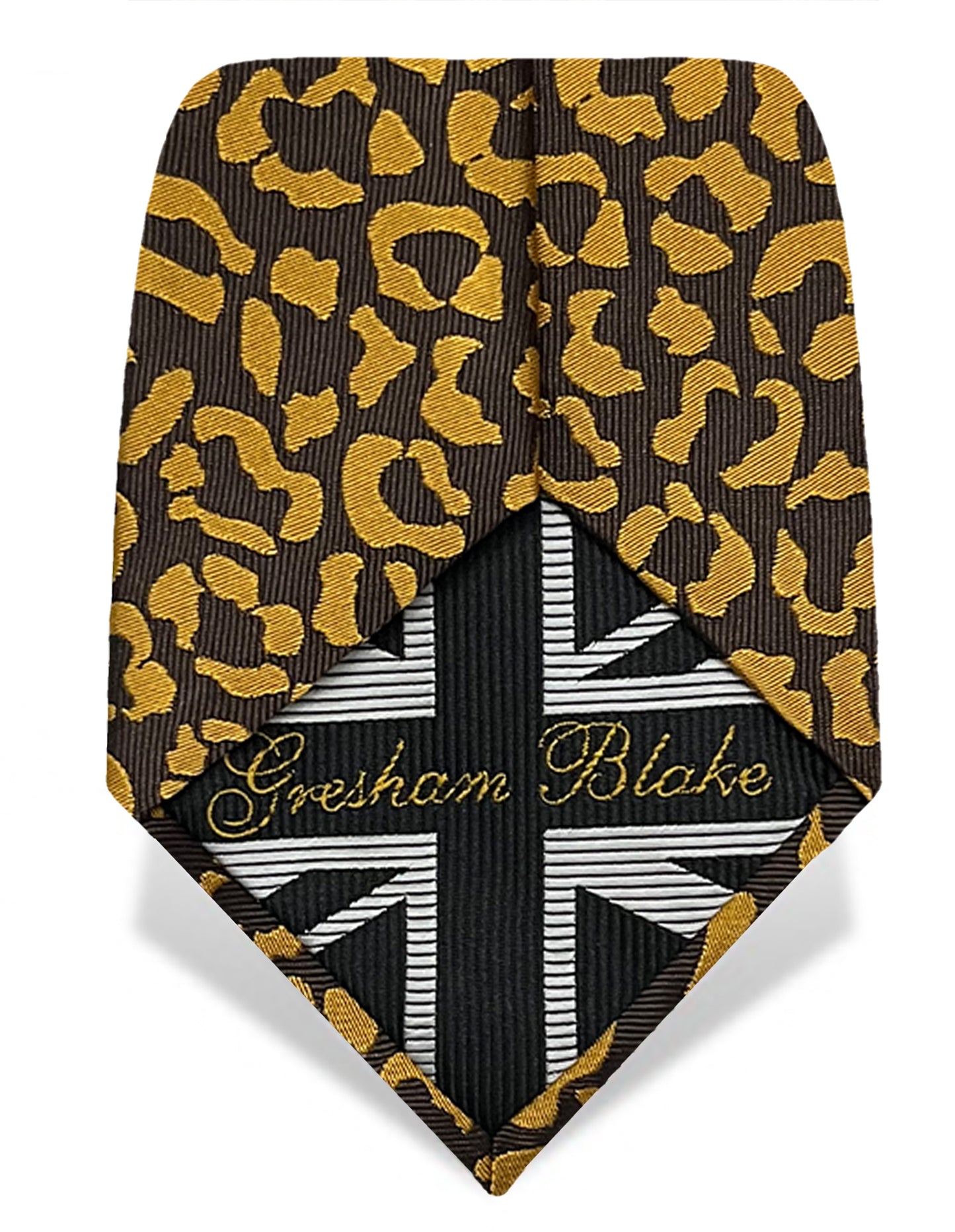 leopard design tie for men