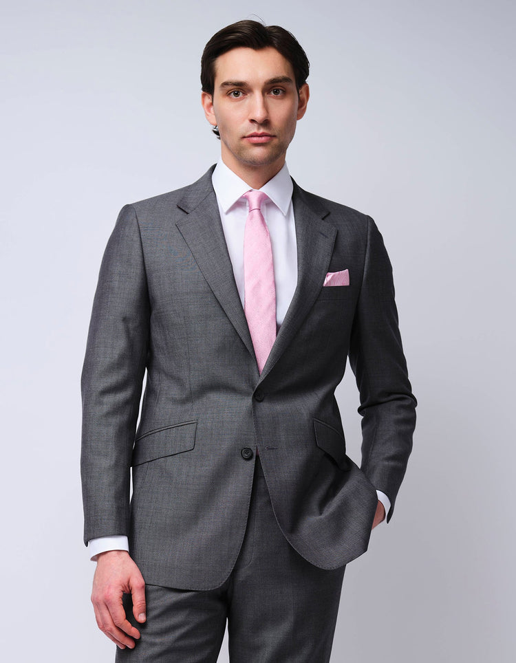 Light Grey Mohair Suit - Gresham Blake Online