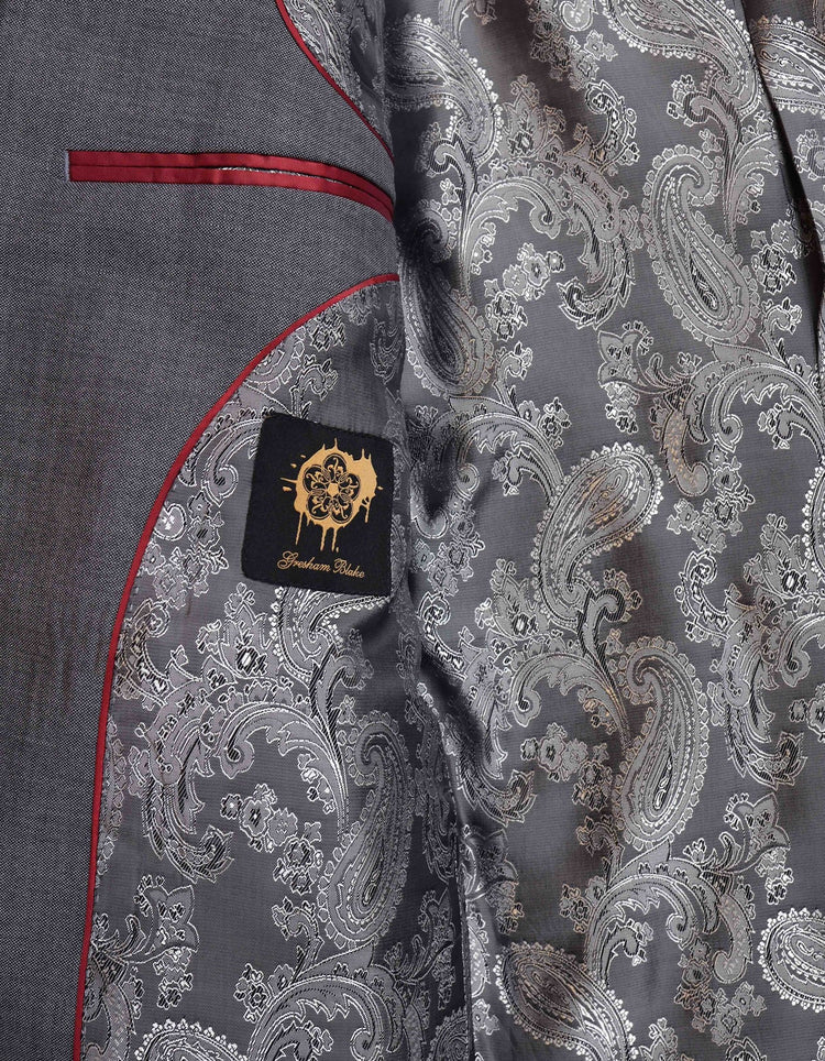 Light Grey Mohair Suit - Gresham Blake Online