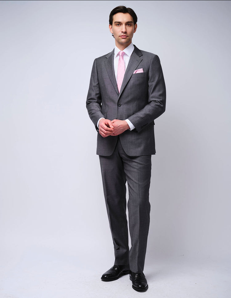 Light Grey Mohair Suit - Gresham Blake Online