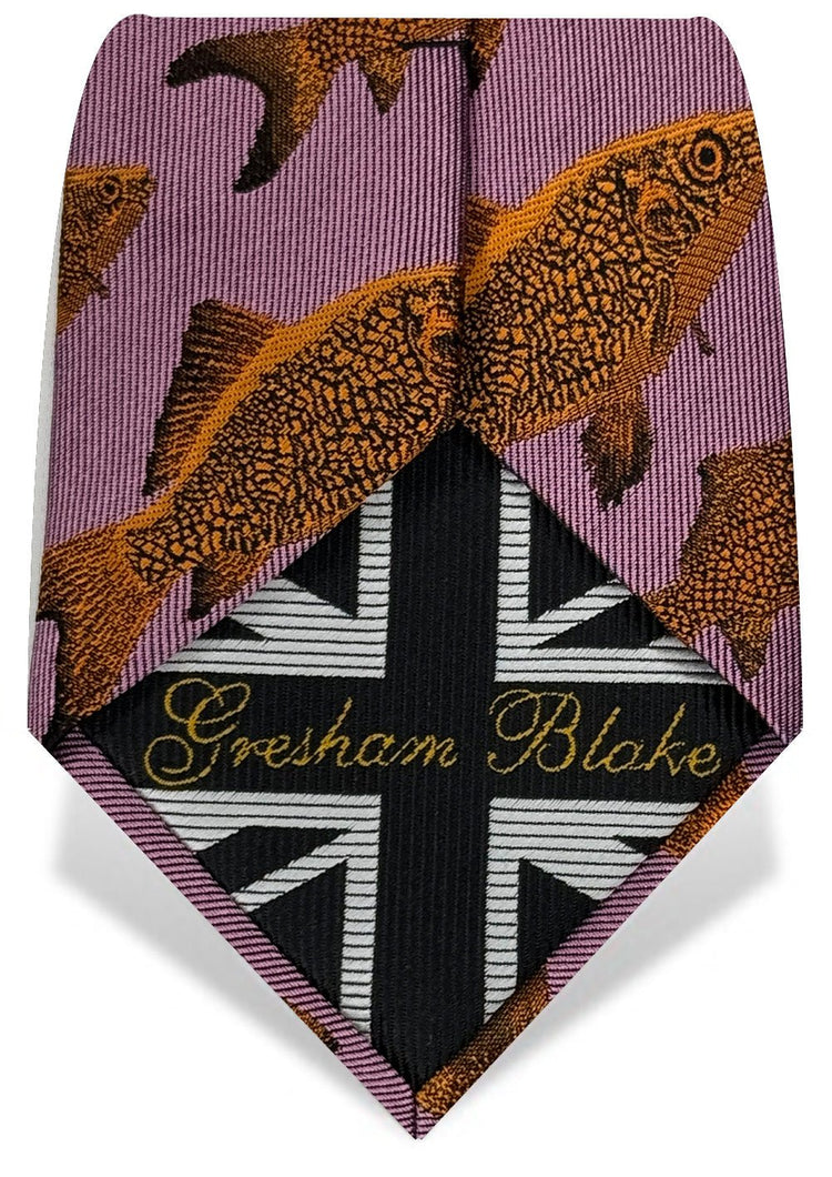 Light Pink Goldfish Tie - Gresham Blake Online