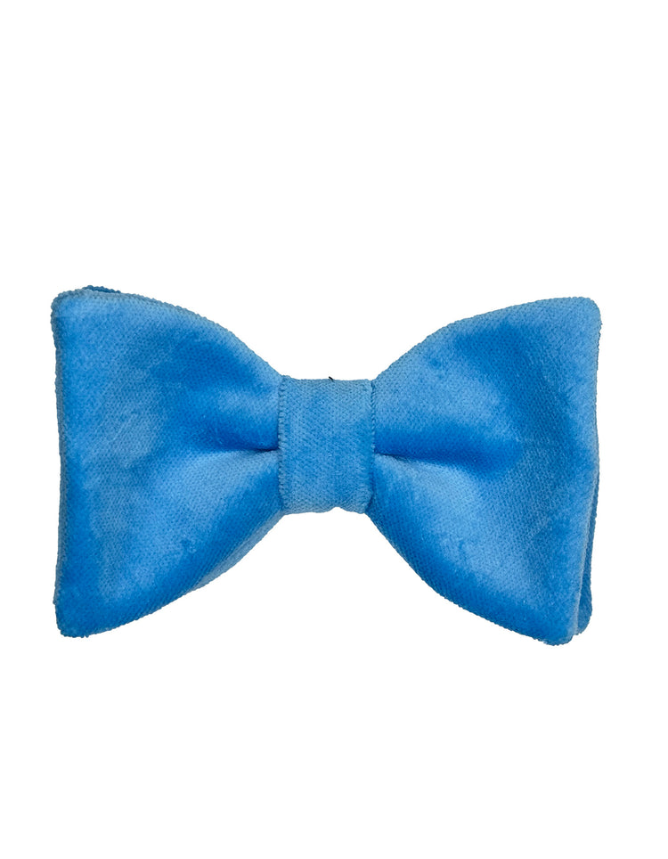 Blue Velvet Bow Tie