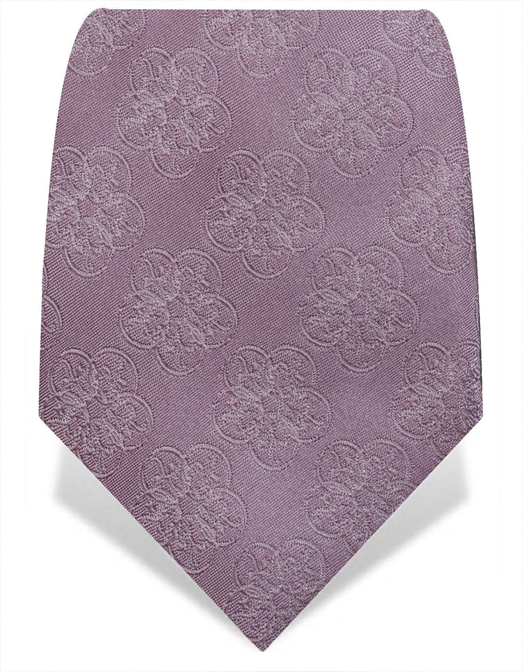 Lilac GB Logo Silk Tie - Gresham Blake Online