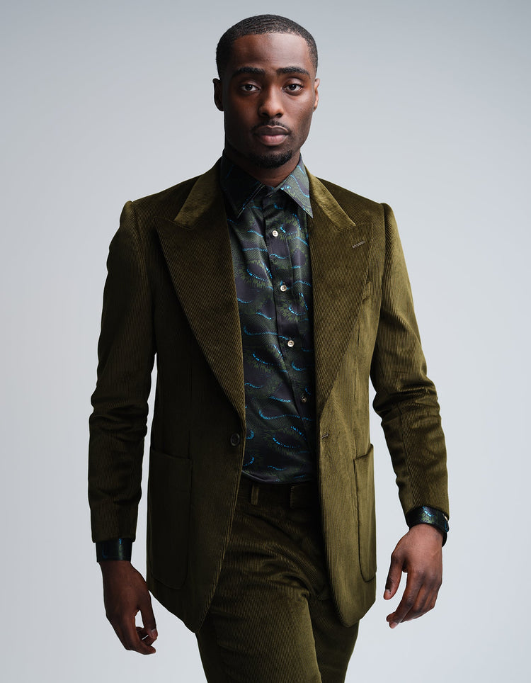 Midnight Snakes Silk Shirt - Gresham Blake Online