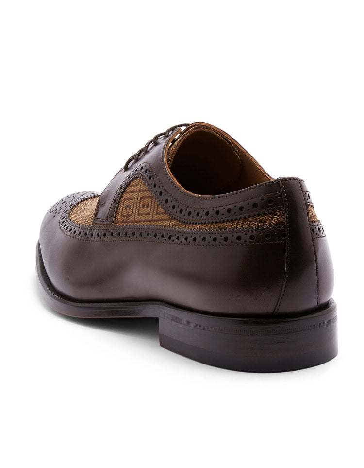 mens black longwing brogues