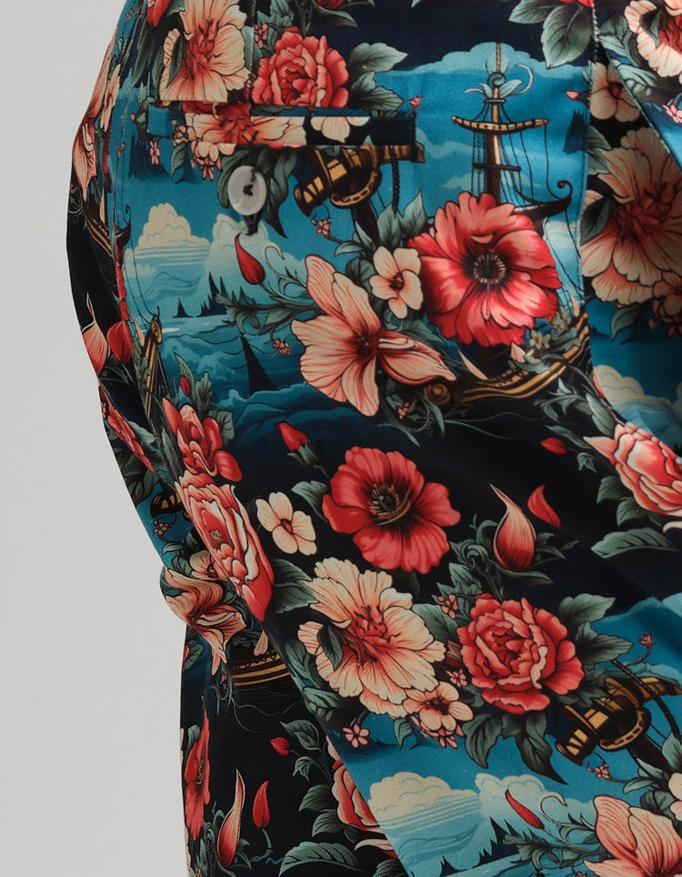 Nautical Flower Shorts - Gresham Blake Online