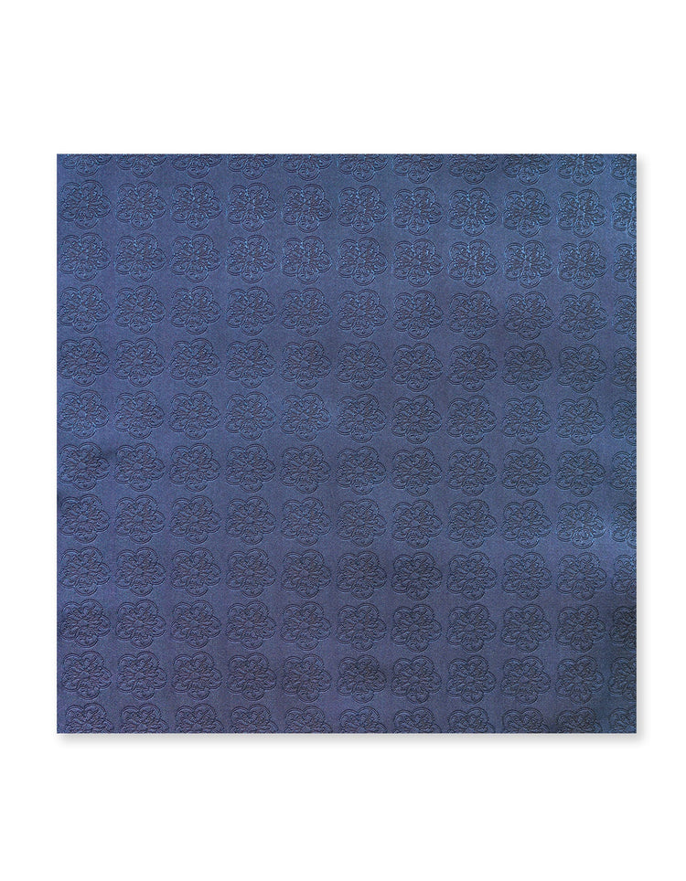 Navy GB Logo Pocket Square - Gresham Blake Online