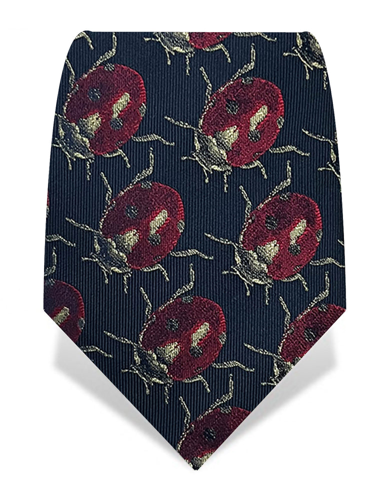 lady bugs silk tie