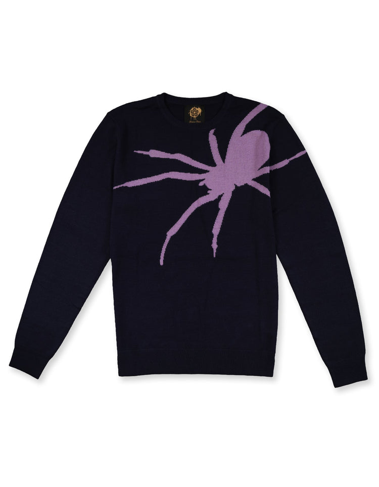 Navy Spider Jumper - Gresham Blake Online