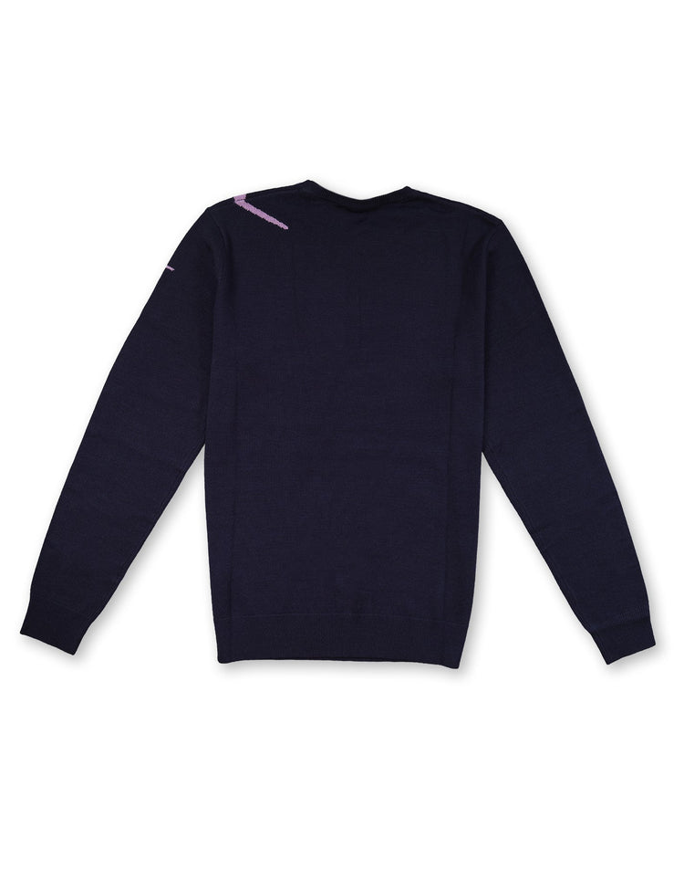 Navy Spider Jumper - Gresham Blake Online