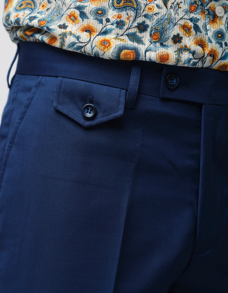 Navy Trousers - Gresham Blake Online