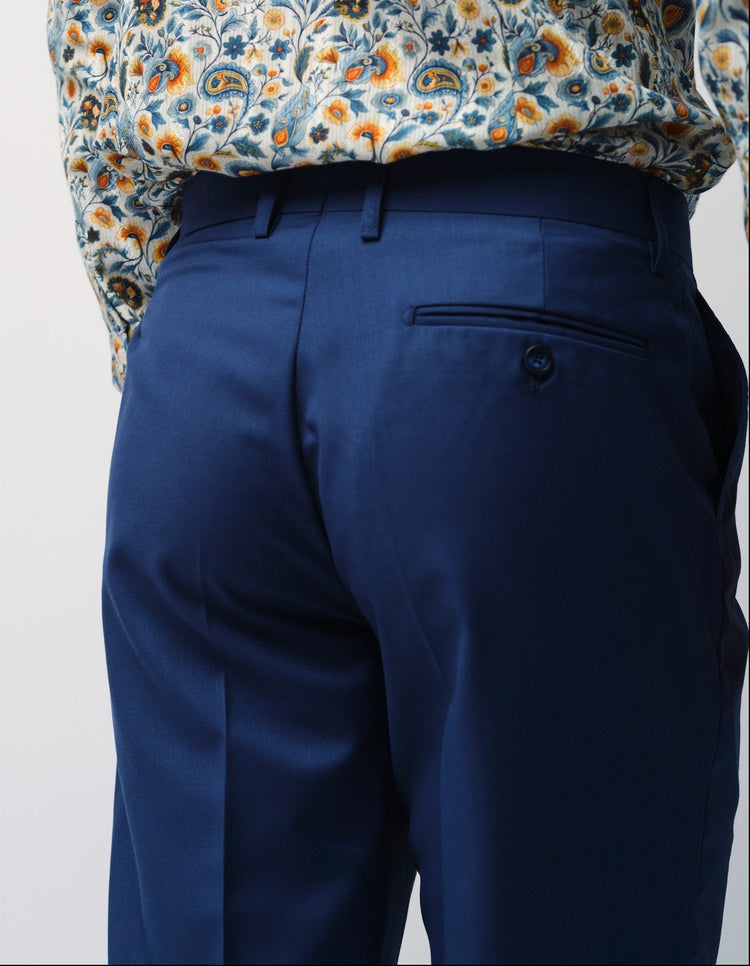 Navy Trousers - Gresham Blake Online