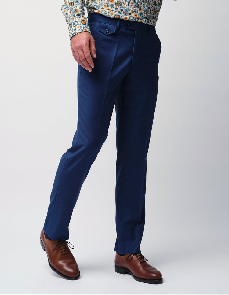 Navy Trousers - Gresham Blake Online