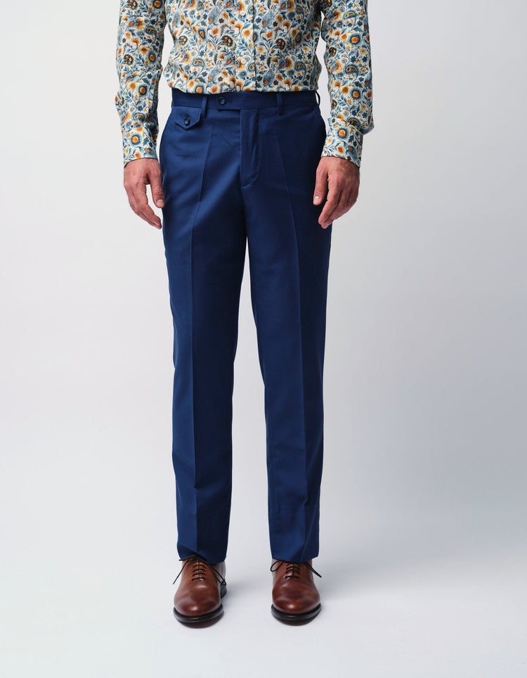 Navy Trousers - Gresham Blake Online
