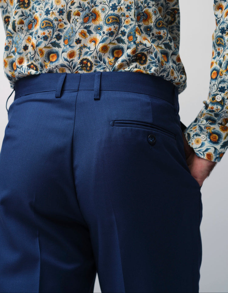 Navy Trousers - Gresham Blake Online