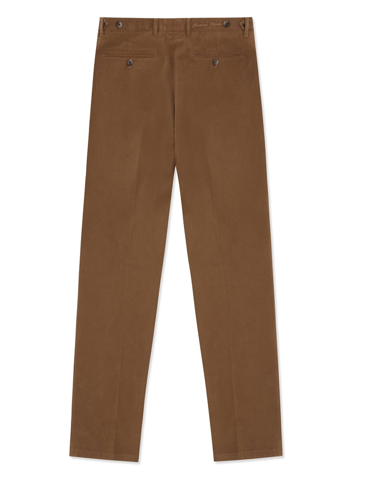 Olive Cotton Stretch Chino - Gresham Blake Online