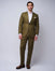 Olive Herringbone Linen Suit - Gresham Blake Online