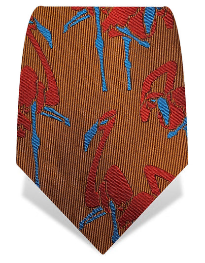 Orange & Red Flamingo Tie