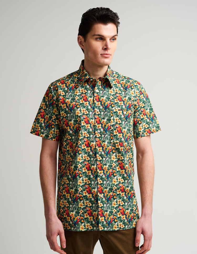 Parrot Short Sleeve Shirt - Gresham Blake Online