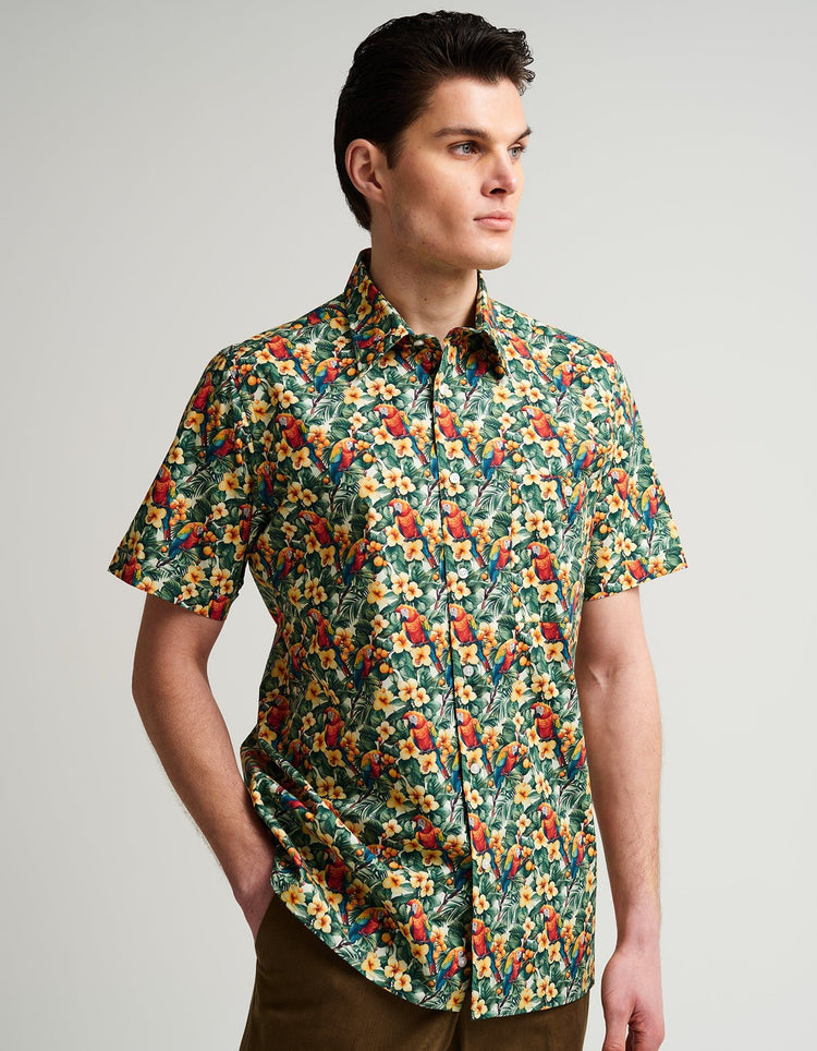 Parrot Short Sleeve Shirt - Gresham Blake Online