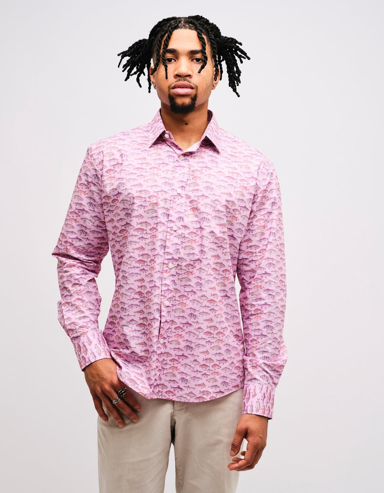 Pink Fish Shirt - Gresham Blake Online