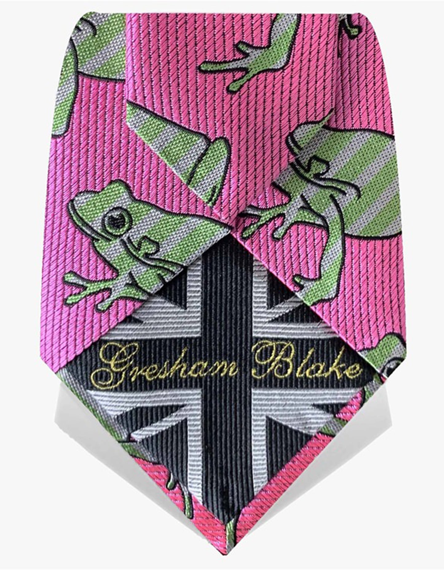 green frog tie