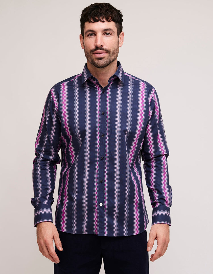 Pink Grid Shirt - Gresham Blake Online