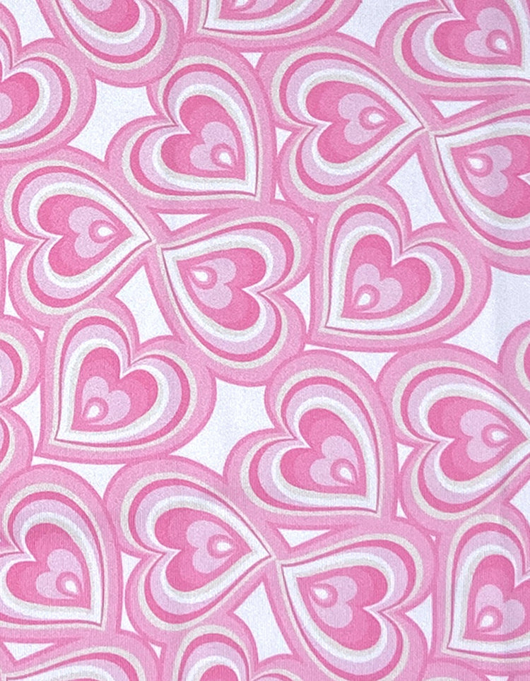Pink Hearts Microfiber Pocket Square - Gresham Blake Online