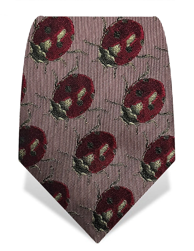 Pink Lady Bugs Tie - Gresham Blake Online