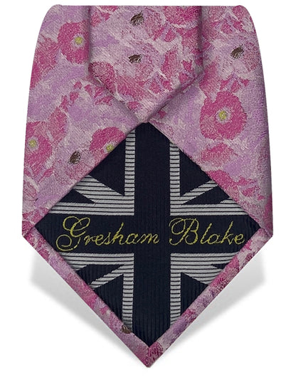 pink poppy tie for boy