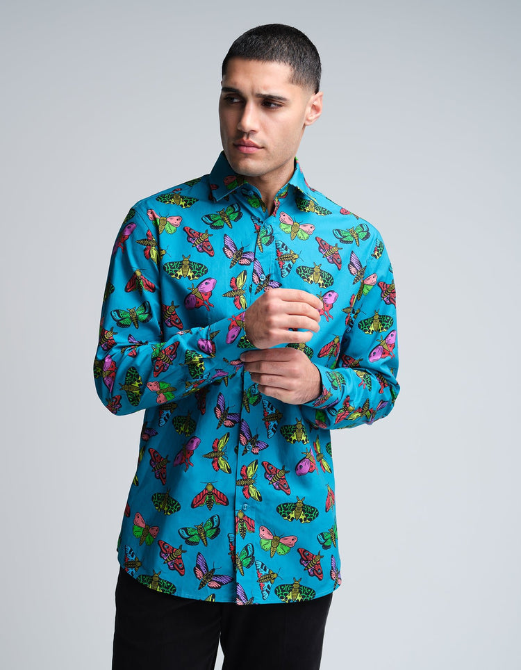 Psychedelic Moths Shirt - Gresham Blake Online