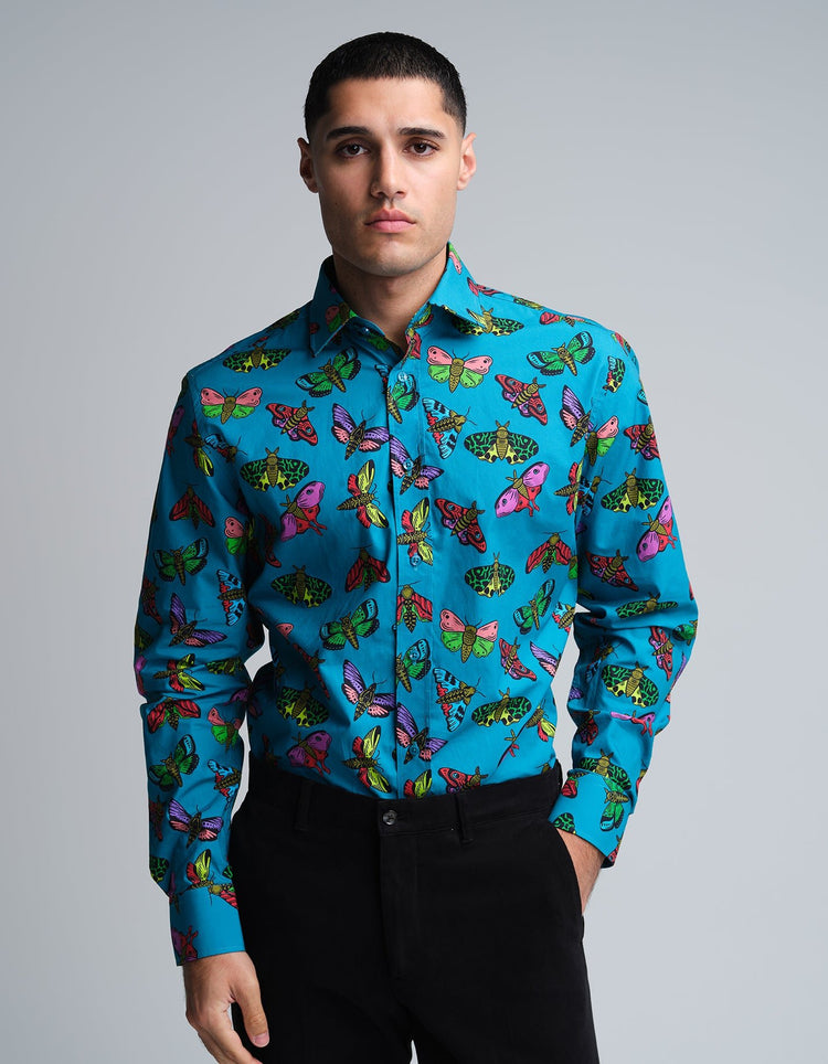 Psychedelic Moths Shirt - Gresham Blake Online